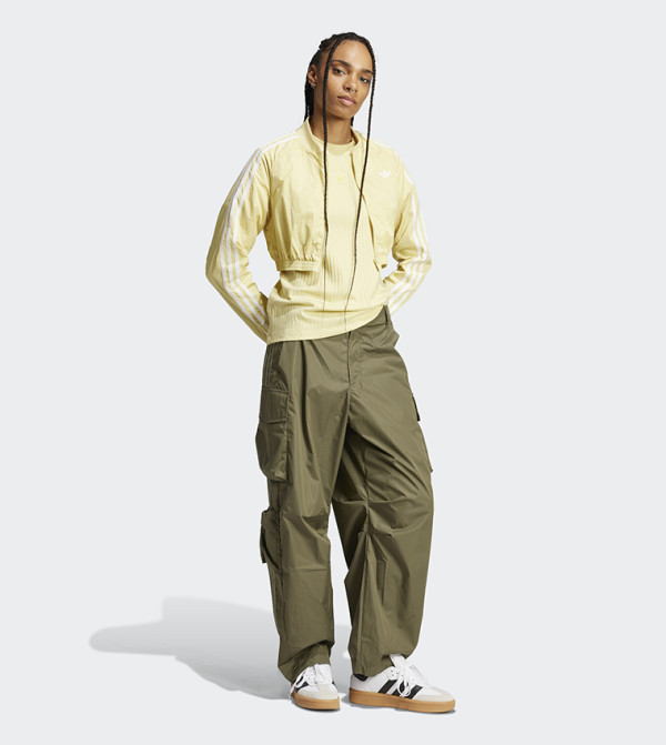 Adidas  Casual T-Shirts - Yellow Short Sleeve T-Shirts