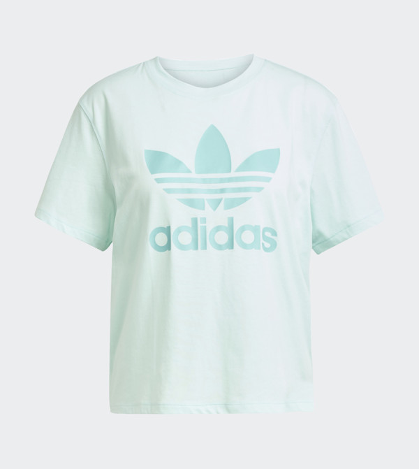 اديداس  ملابس رياضة - فيروزي Short Sleeve T-Shirts