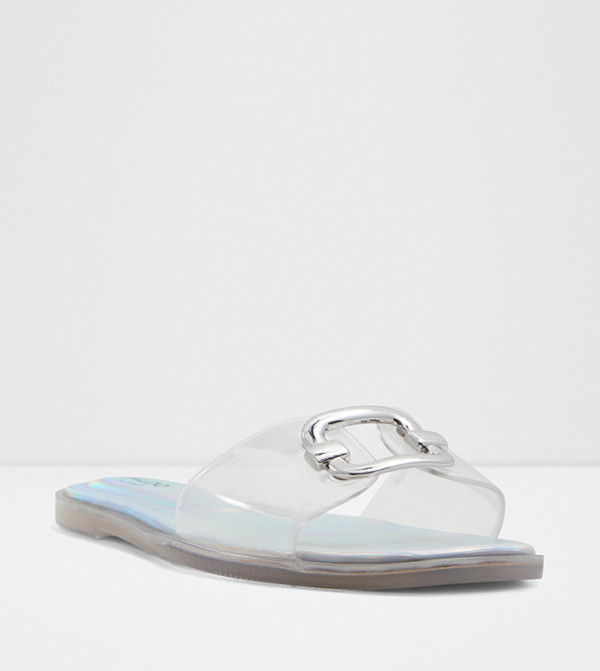 Aldo Aldo - White Flat Sandals
