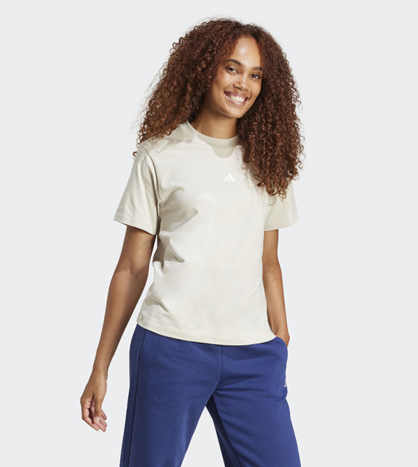 Adidas Adidas - Beige Short Sleeve T-Shirts