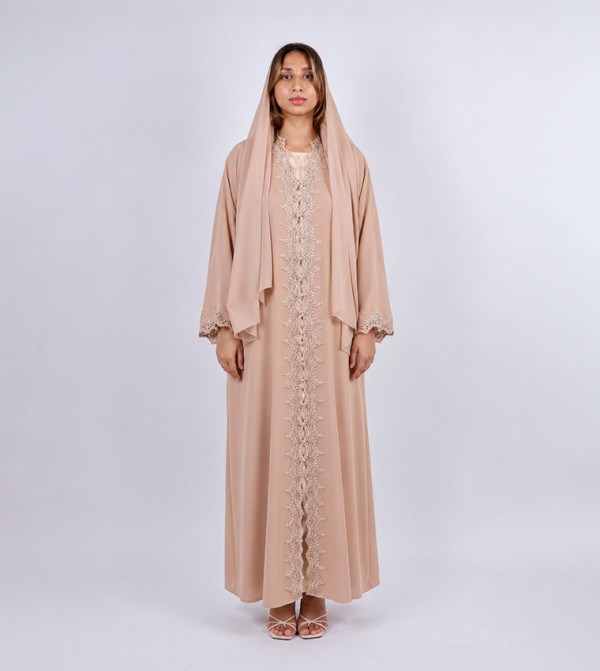 Jameela Abaya Arabian Clothing - Beige Abayas