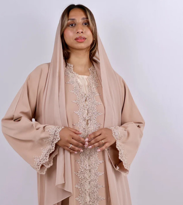 Jameela Abaya Arabian Clothing - Beige Abayas
