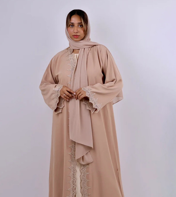 Jameela Abaya Arabian Clothing - Beige Abayas