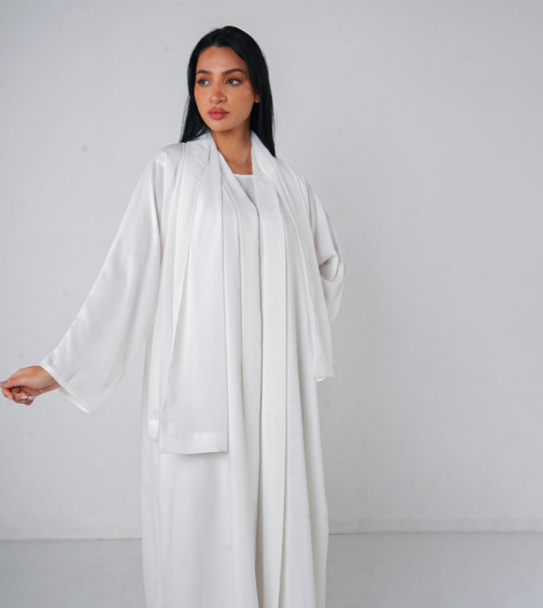 Jameela Jameela - White Abayas