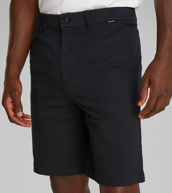 Calvin Klein  Chino Shorts - Black Chino Shorts