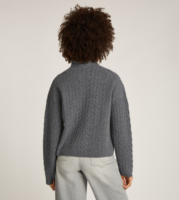 Calvin Klein Turtleneck Sweaters - Grey Turtle neck Sweaters