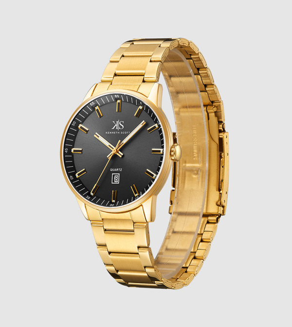 Kenneth Scott  Watches - Gold Analog Watches