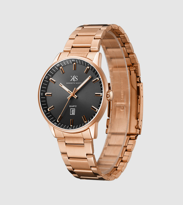 Kenneth Scott Watches - Rose Gold Analog Watches