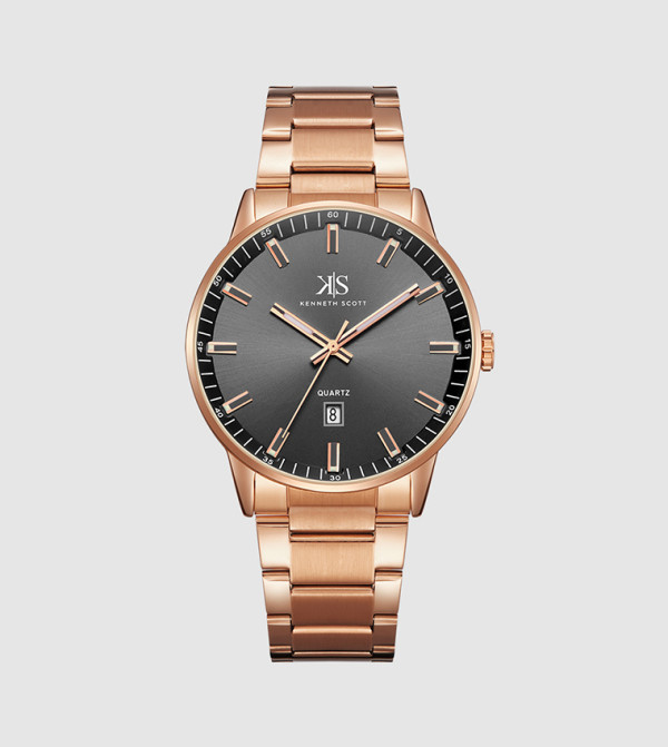 Kenneth Scott Watches - Rose Gold Analog Watches