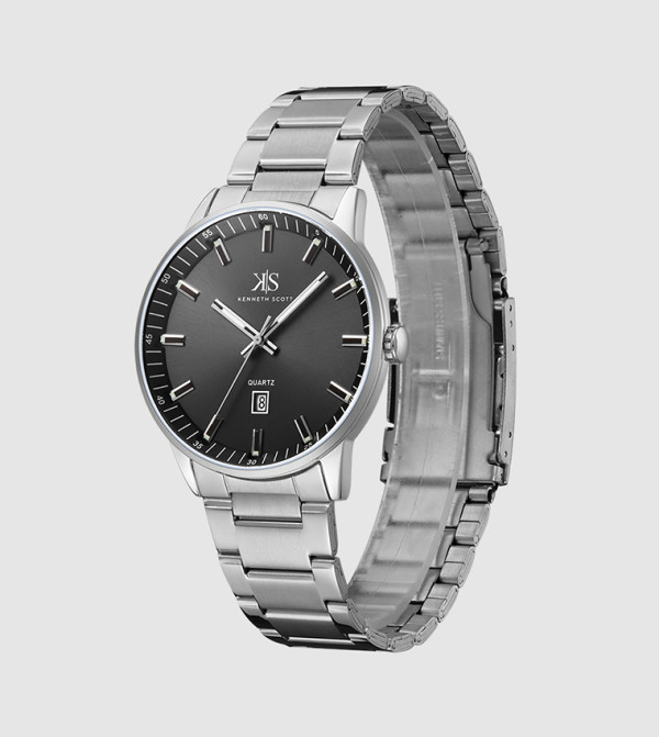 Kenneth Scott  Watches - Silver Analog Watches