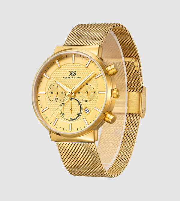 Kenneth Scott Kenneth Scott - Gold Analog Watches