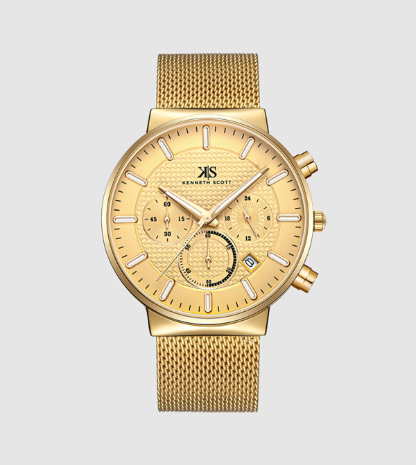 Kenneth Scott Kenneth Scott - Gold Analog Watches