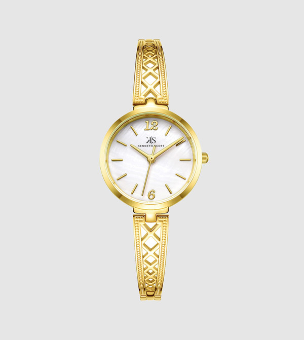 Kenneth Scott  Analog Watches - Gold Analog Watches