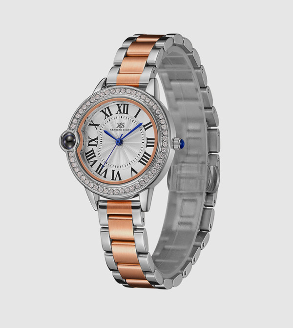 Kenneth Scott Time House - Rose Gold Analog Watches