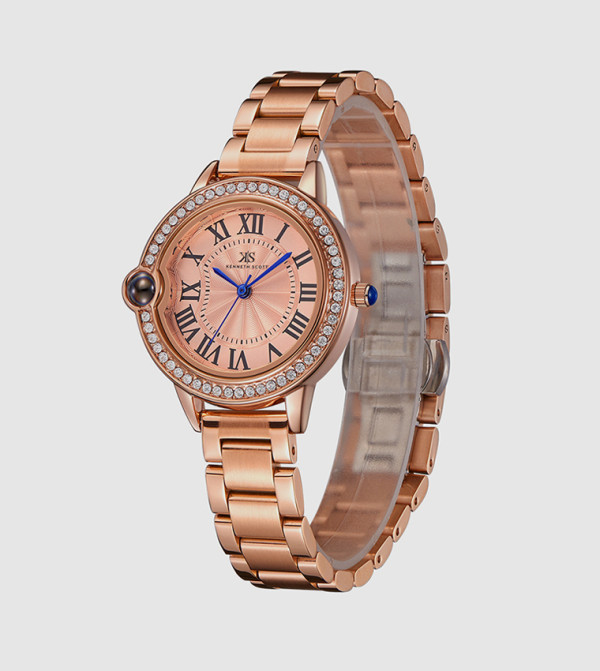 Kenneth Scott Watches - Rose Gold Analog Watches