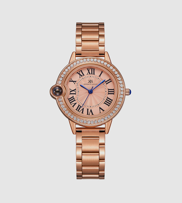 Kenneth Scott Watches - Rose Gold Analog Watches