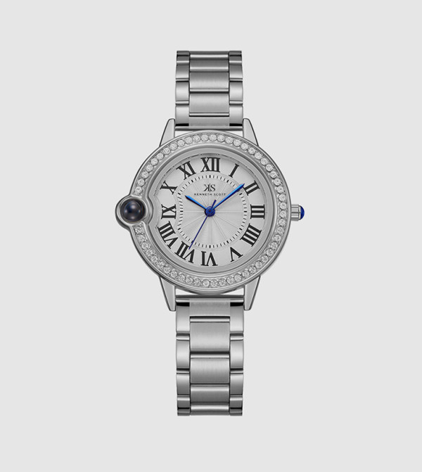 Kenneth Scott Time House - Silver Analog Watches