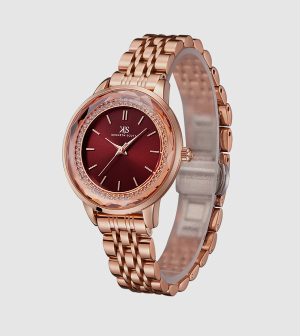 Kenneth Scott Kenneth Scott - Rose Gold Analog Watches