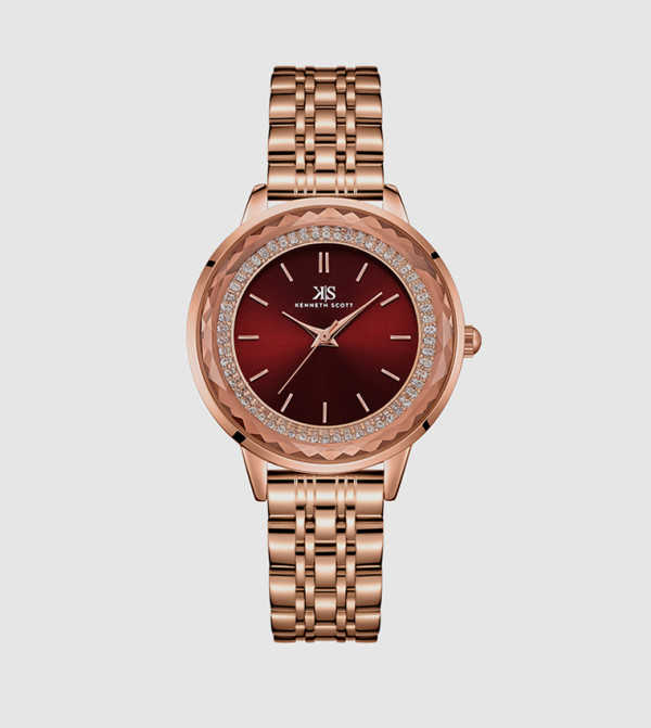 Kenneth Scott Kenneth Scott - Rose Gold Analog Watches