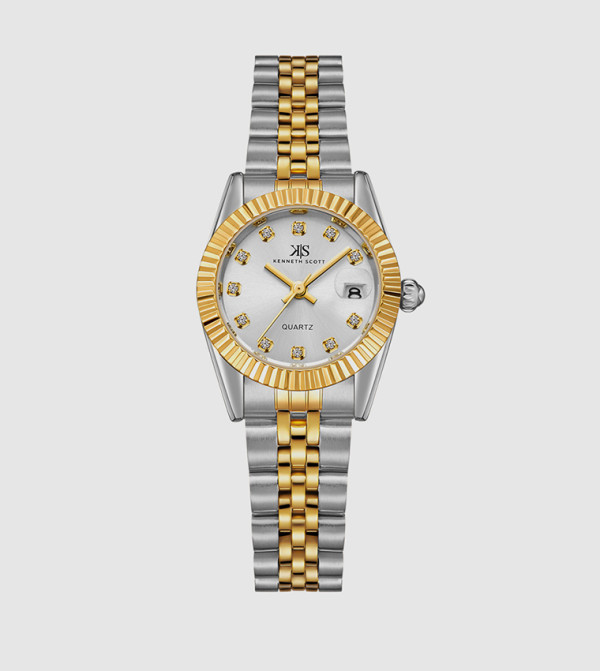 Kenneth Scott Time House - Gold Analog Watches
