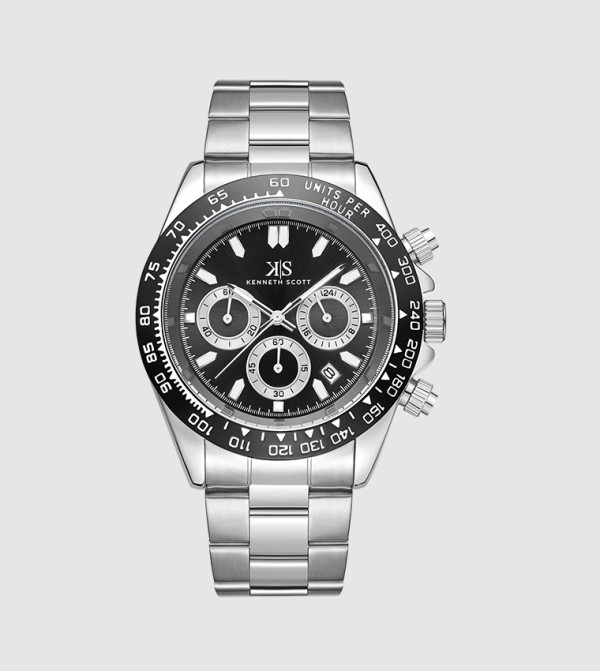 Kenneth Scott  Watches - Silver Analog Watches