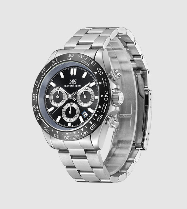 Kenneth Scott  Watches - Silver Analog Watches