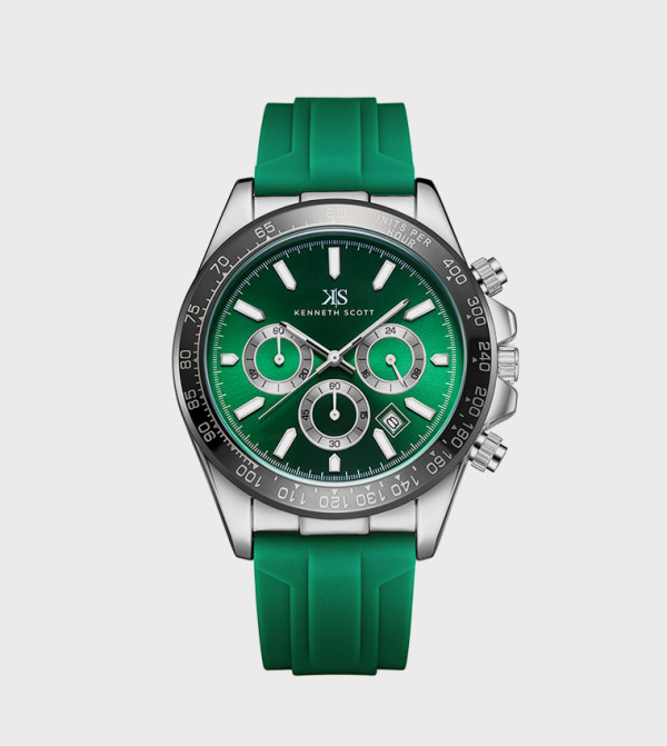 Kenneth Scott Analog Watches - Dark Green Analog Watches