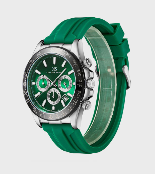 Kenneth Scott Analog Watches - Dark Green Analog Watches