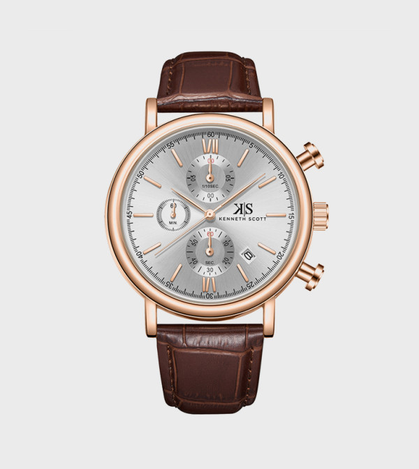Kenneth Scott  Analog Watches - Dark Brown Analog Watches