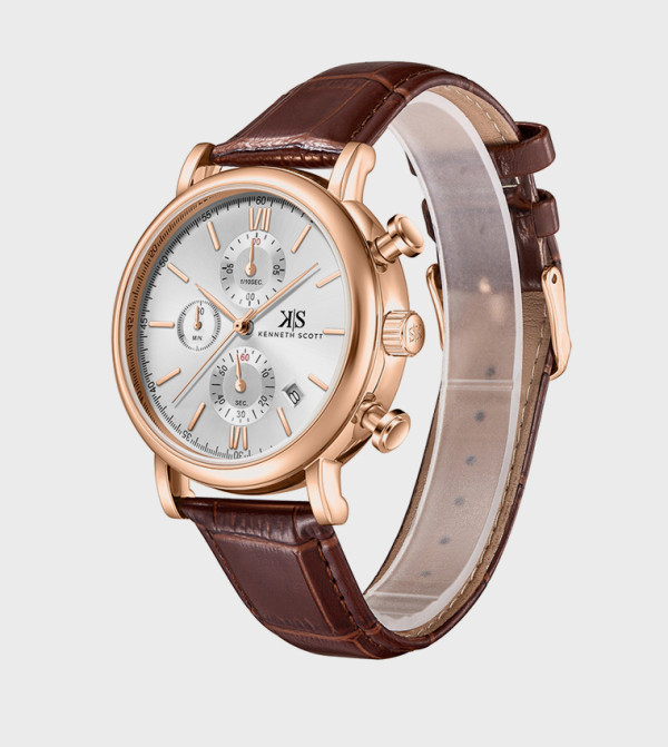 Kenneth Scott  Analog Watches - Dark Brown Analog Watches