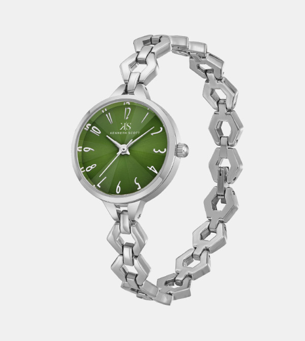 Kenneth Scott  Watches - Silver Analog Watches
