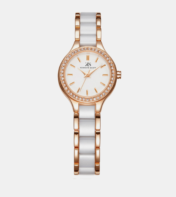 Kenneth Scott Watches - White Analog Watches