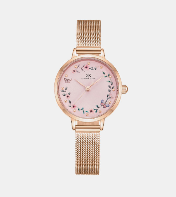 Kenneth Scott  Analog Watches - Rose Analog Watches