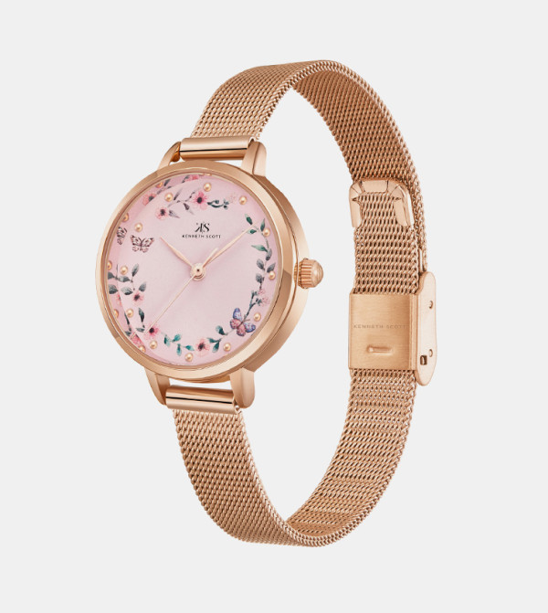 Kenneth Scott  Analog Watches - Rose Analog Watches