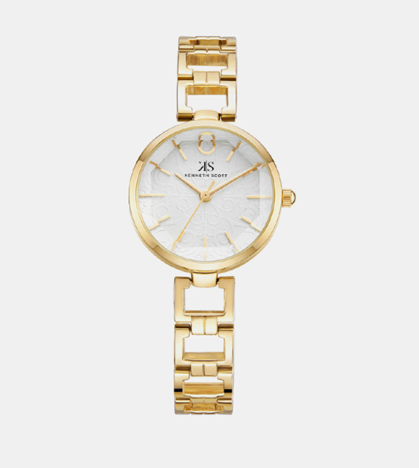 Kenneth Scott  Analog Watches - Gold Analog Watches