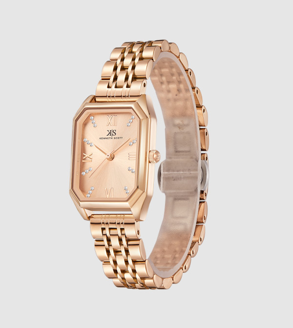 Kenneth Scott Kenneth Scott - Rose Gold Analog Watches