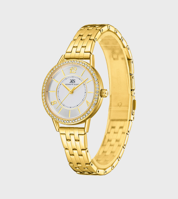 Kenneth Scott Kenneth Scott - Gold Analog Watches