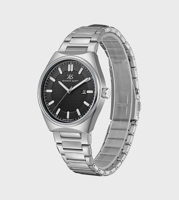 Kenneth Scott  Watches - Silver Analog Watches