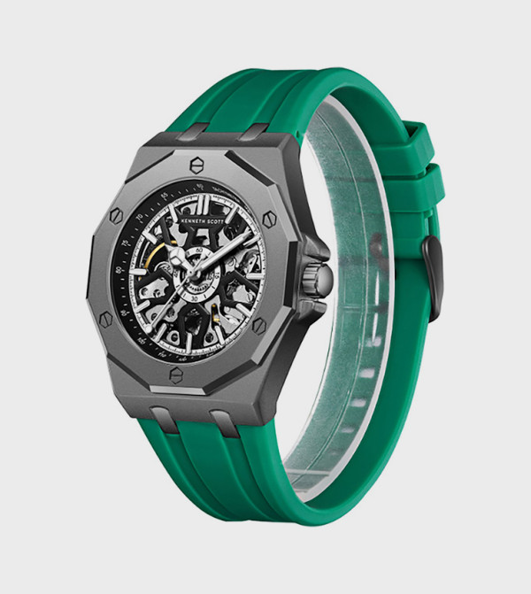 Kenneth Scott  - Black Analog Watches