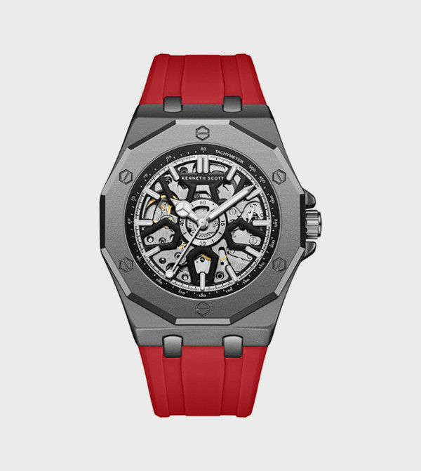 Kenneth Scott  - Black Analog Watches