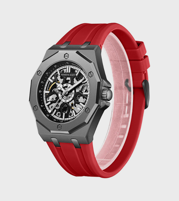 Kenneth Scott  - Black Analog Watches
