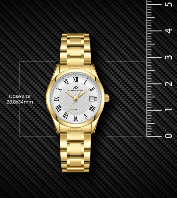 Kenneth Scott  Analog Watches - Gold undefined