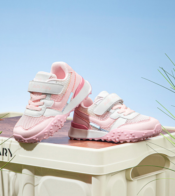 هالو كيتي - وردي أحذية برقبة منخفضة