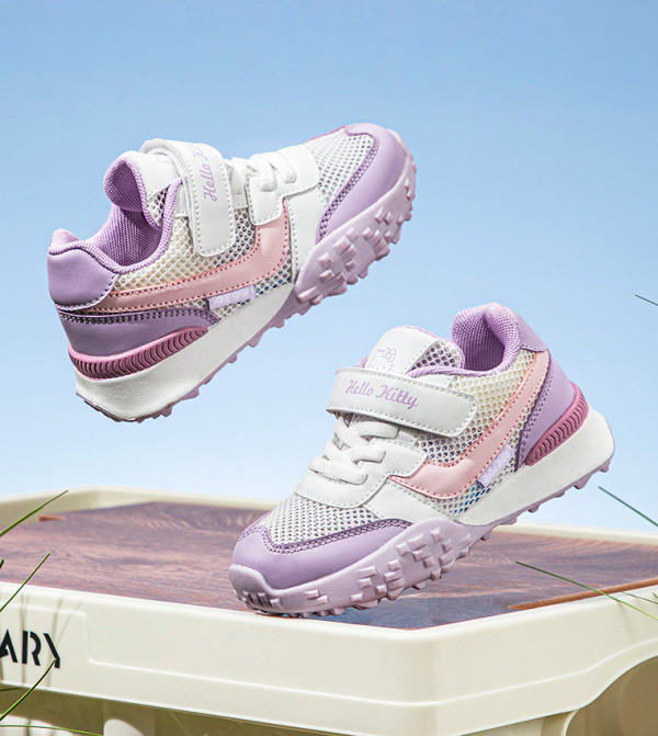 هالو كيتي - بنفسجي أحذية برقبة منخفضة