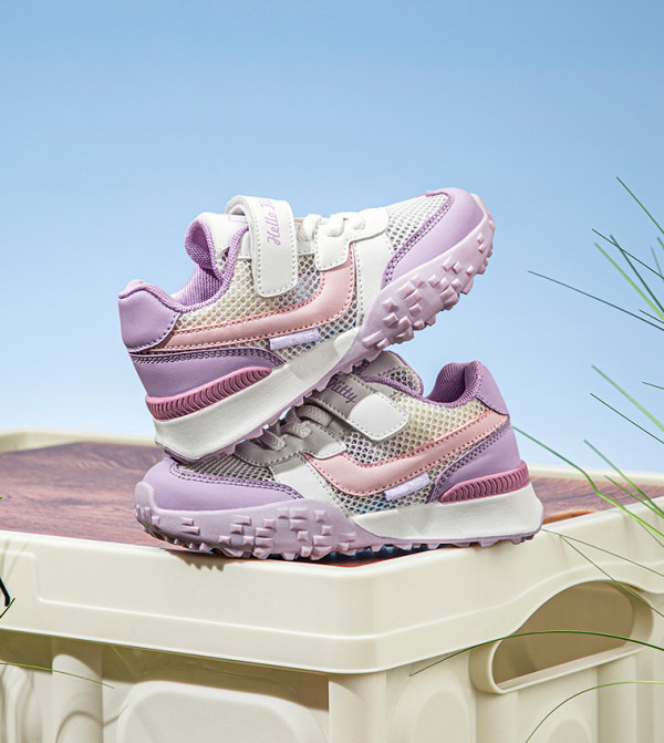 هالو كيتي - بنفسجي أحذية برقبة منخفضة