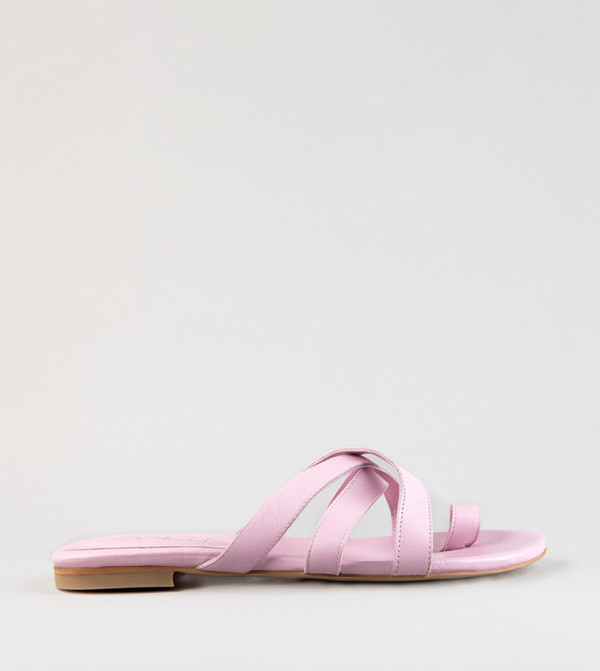 KYVELI KYVELI - Pink Flat Sandals
