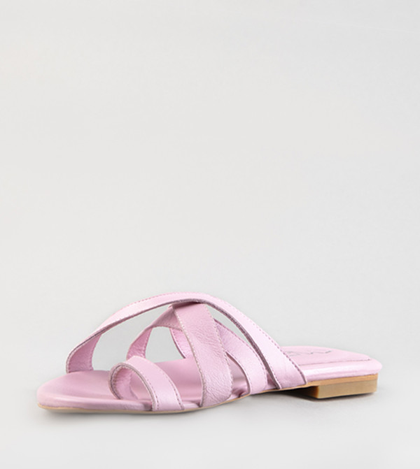 KYVELI KYVELI - Pink Flat Sandals