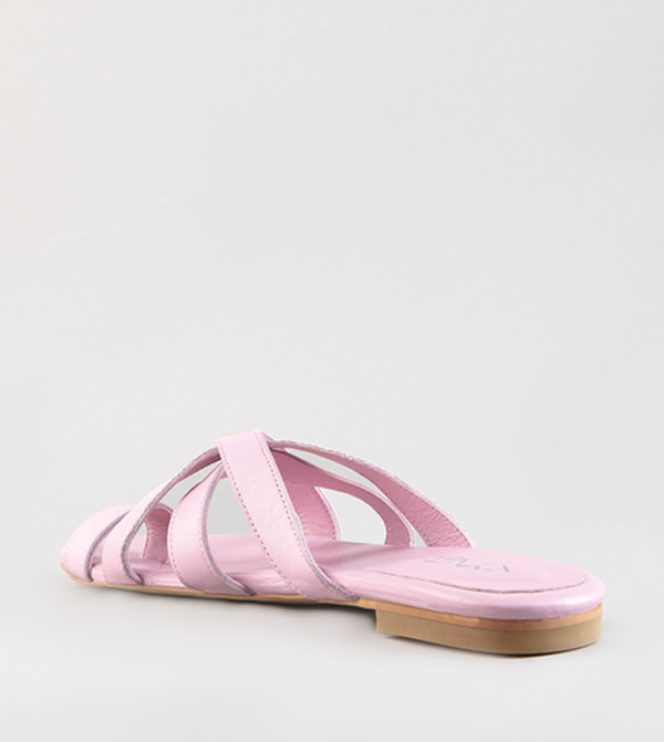 KYVELI KYVELI - Pink Flat Sandals