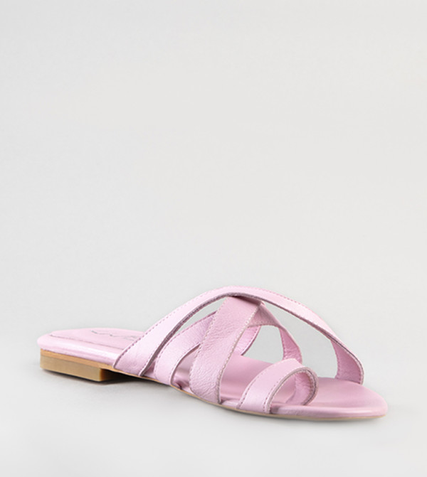 KYVELI KYVELI - Pink Flat Sandals