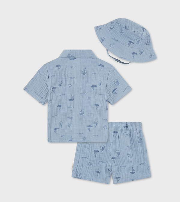 Huggies Huggies - Blue Top & Shorts